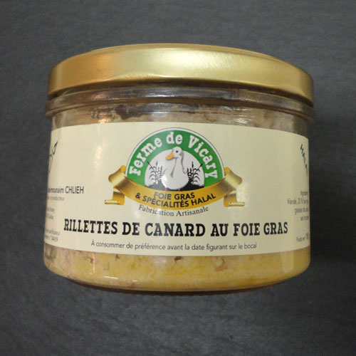 Rillettes de canard au foie gras